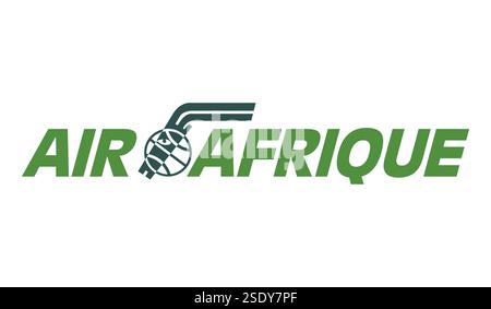 Air Afrique Logo, Airline, Logo Stock Photo