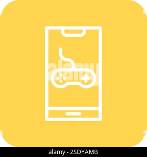 Game Vector Icon Design Illustration Stock Vector