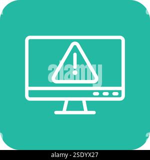 Error Vector Icon Design Illustration Stock Vector