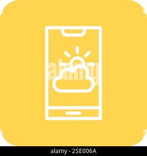 Weather Vector Icon Design Illustration Stock Vector
