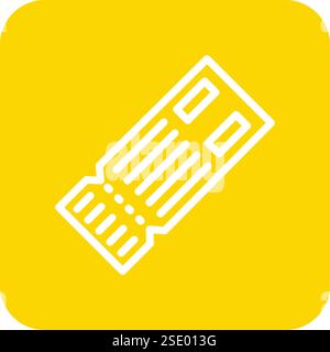 Plane ticket Vector Icon Design Illustration Stock Vector