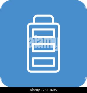 Battery Vector Icon Design Illustration Stock Vector