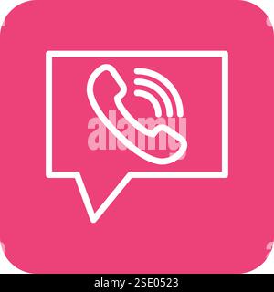 Contact us Vector Icon Design Illustration Stock Vector