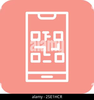 Qr code Vector Icon Design Illustration Stock Vector