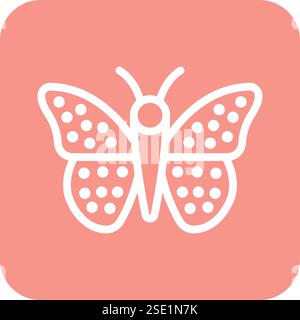 Butterfly Vector Icon Design Illustration Stock Vector