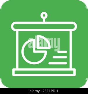 Pie chart Vector Icon Design Illustration Stock Vector