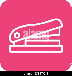 Stapler Vector Icon Design Illustration Stock Vector