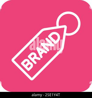 Brand Vector Icon Design Illustration Stock Vector