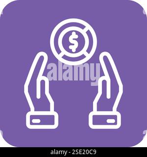 Charity Vector Icon Design Illustration Stock Vector