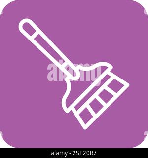 Cleaning brush Vector Icon Design Illustration Stock Vector