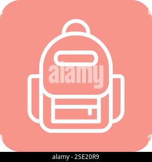 Bag Vector Icon Design Illustration Stock Vector