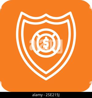 Shield Vector Icon Design Illustration Stock Vector