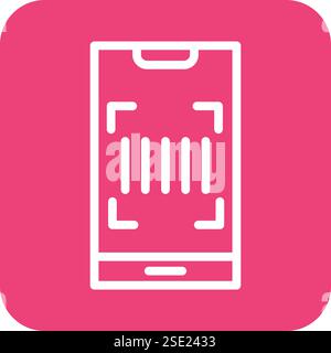 Barcode Vector Icon Design Illustration Stock Vector