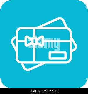 Gift card Vector Icon Design Illustration Stock Vector