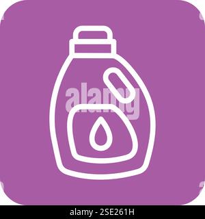 Detergent Vector Icon Design Illustration Stock Vector