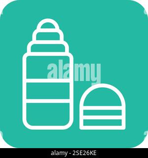 Roll on Vector Icon Design Illustration Stock Vector
