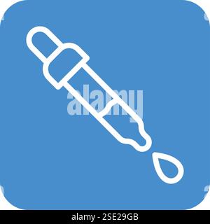 Dropper Vector Icon Design Illustration Stock Vector