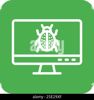 Debug Vector Icon Design Illustration Stock Vector