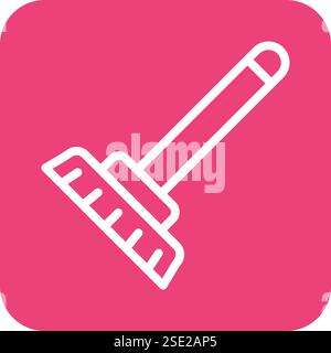 Cleaning brush Vector Icon Design Illustration Stock Vector