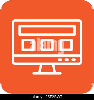 Ui design Vector Icon Design Illustration Stock Vector