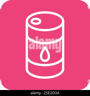 Barrel Vector Icon Design Illustration Stock Vector