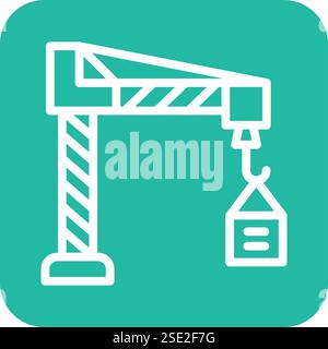 Construction Vector Icon Design Illustration Stock Vector