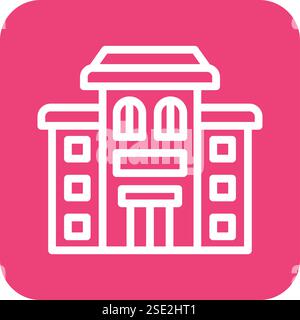 Hotel Vector Icon Design Illustration Stock Vector