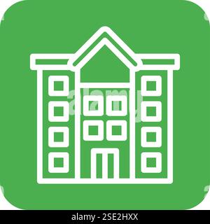 Building Vector Icon Design Illustration Stock Vector