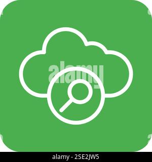 Search Vector Icon Design Illustration Stock Vector