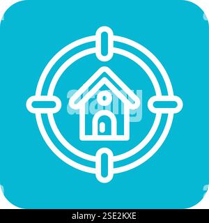 Target Vector Icon Design Illustration Stock Vector