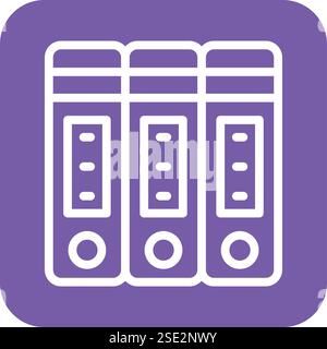 Folder Vector Icon Design Illustration Stock Vector