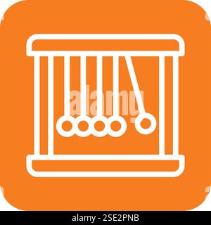 Pendulum Vector Icon Design Illustration Stock Vector
