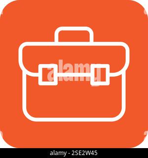 Briefcase Vector Icon Design Illustration Stock Vector