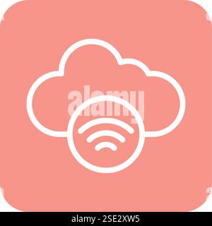 Wifi Vector Icon Design Illustration Stock Vector