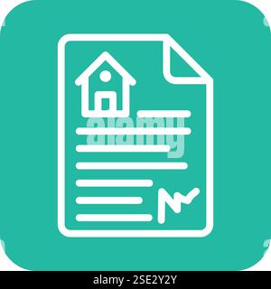House document Vector Icon Design Illustration Stock Vector