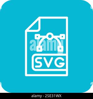 Svg file Vector Icon Design Illustration Stock Vector
