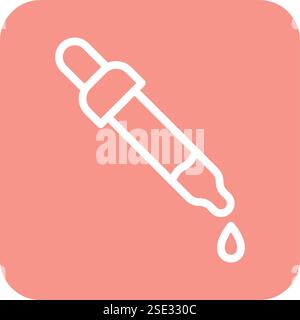 Pipette Vector Icon Design Illustration Stock Vector