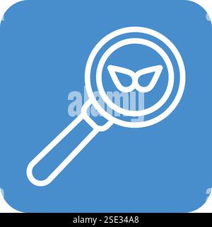 Magnifying glass Vector Icon Design Illustration Stock Vector