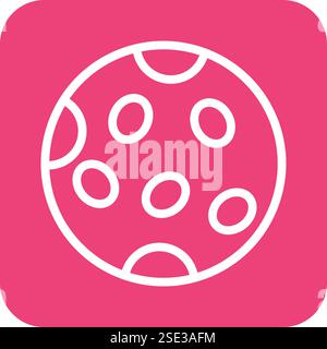 Mars Vector Icon Design Illustration Stock Vector