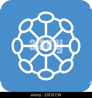 Artificial gravity Vector Icon Design Illustration Stock Vector