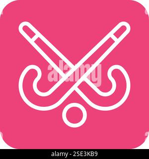 Hockey Vector Icon Design Illustration Stock Vector