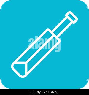 Bat Vector Icon Design Illustration Stock Vector
