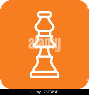 Bishop Vector Icon Design Illustration Stock Vector