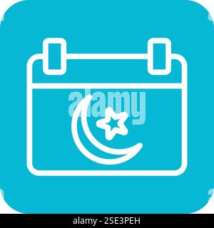 Calendar Vector Icon Design Illustration Stock Vector