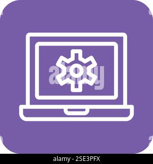 Configuration Vector Icon Design Illustration Stock Vector