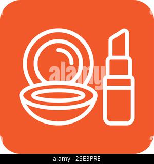 Makeup Vector Icon Design Illustration Stock Vector