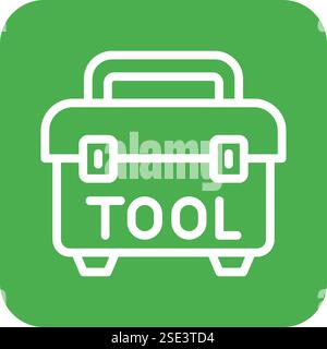 Tool kit Vector Icon Design Illustration Stock Vector