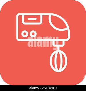 Mixer Vector Icon Design Illustration Stock Vector