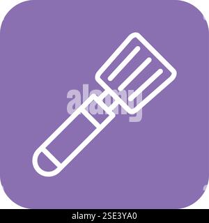 Spatula Vector Icon Design Illustration Stock Vector