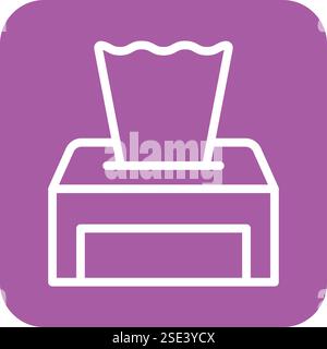 Wet wipes Vector Icon Design Illustration Stock Vector